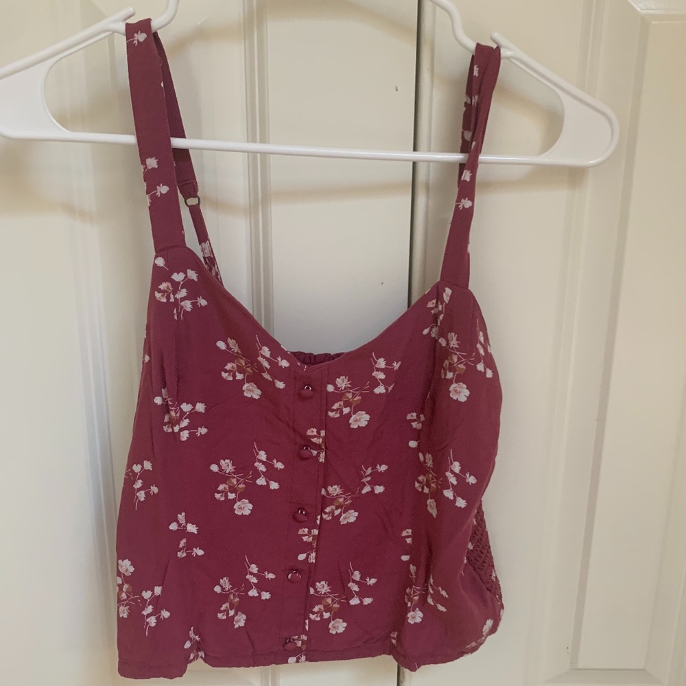 American Eagle floral tank